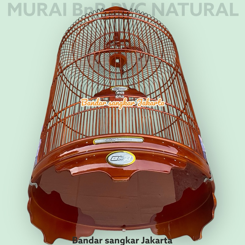 (KARGO) SANGKAR KANDANG MURAI BNR PVC NATURAL BATMAN