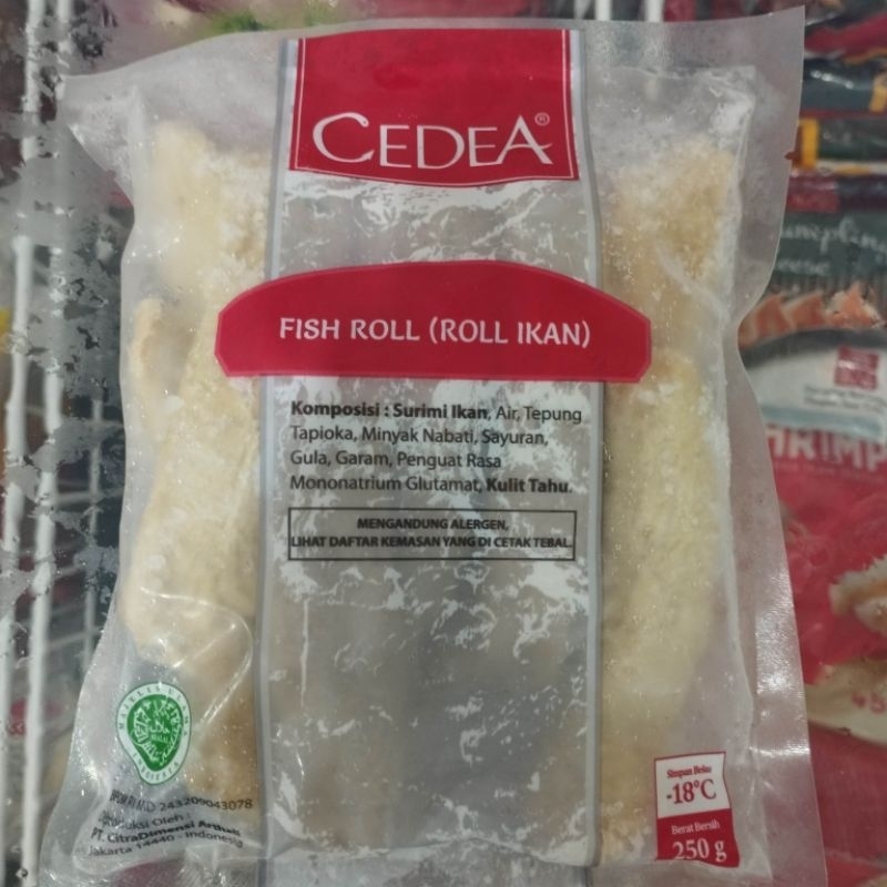 

cedea fish roll 250 gram
