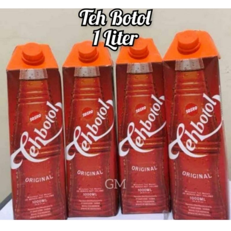 

Teh botol SOSRO Minuman Teh Original 1 L / Tehbotol / Teh Botol Original 1 Liter