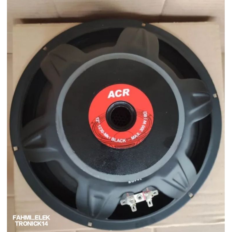 Speaker acr 12inch acr 1230 mk1 black Acr 1230 black