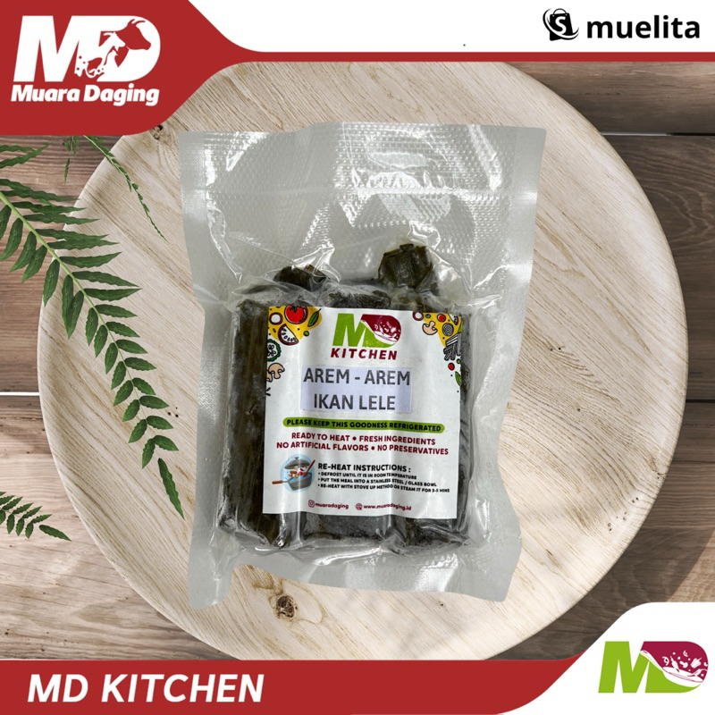 

MD KITCHEN Arem-Arem Ikan Lele 260gr (Isi 3pcs) - BEBAS MSG & BAYI BALITA APPROVED!!