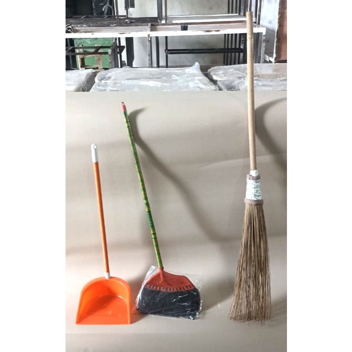 Serokan Sampah, Sapu Ijuk & Sapu Lidi Paket Alat Kebersihan