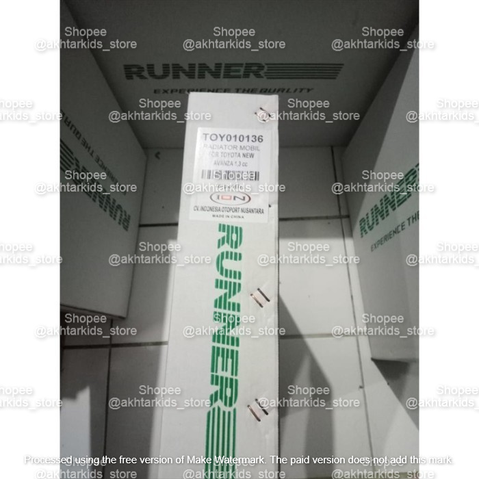 Radiator Toyota Avanza Manual Runner 2011 2015