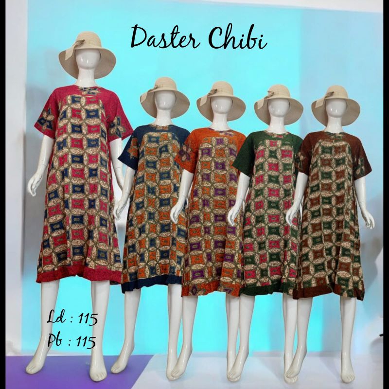 DASTER BATIK CHIBI BAJU HARIAN WANITA STANDAR DEWASA