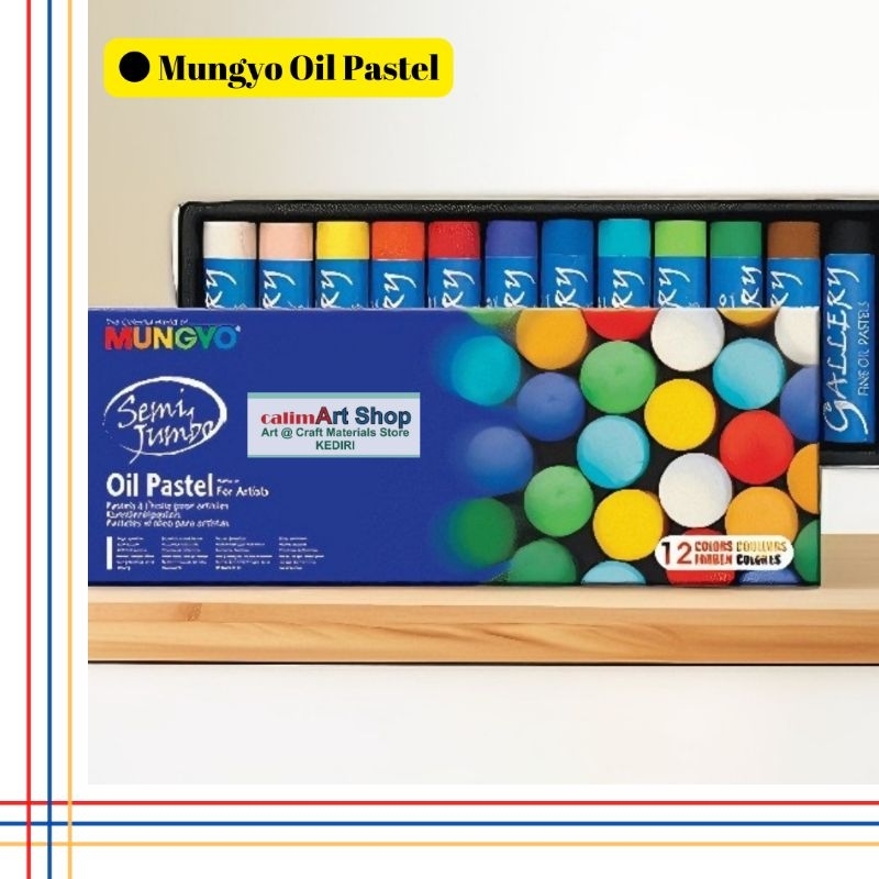 

MUNGYO Oil Pastel 12 Colour's