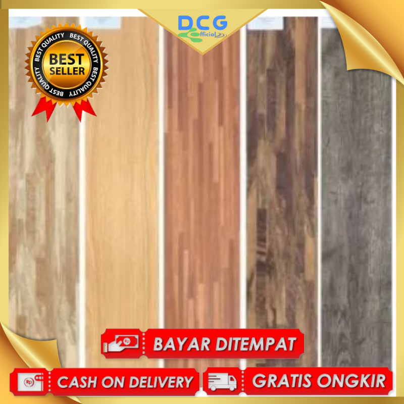 DCG OFFICIAL 91,5CM x 15,2CM Foam Vinyl Sticker/Plafon PVC/ Vinyl Floor/ Wallpaper stiker lantai kay