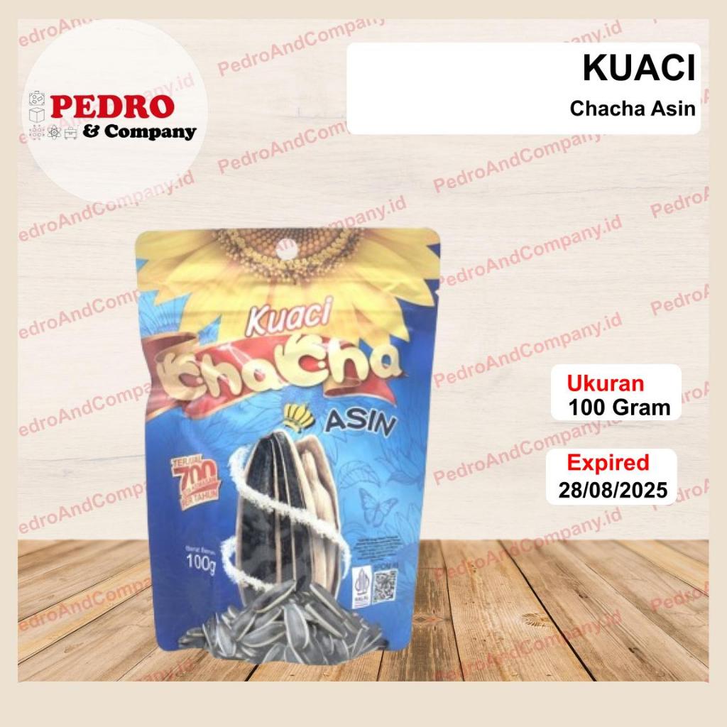 

Kuaci ChaCha rasa Asin 100 gram cha cha sunflower seed snack snek biji bunga matahari