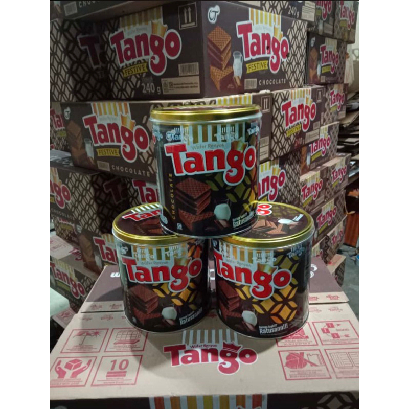 

TANGO WAFER COKLAT KALENG 1 DUS ISI 6