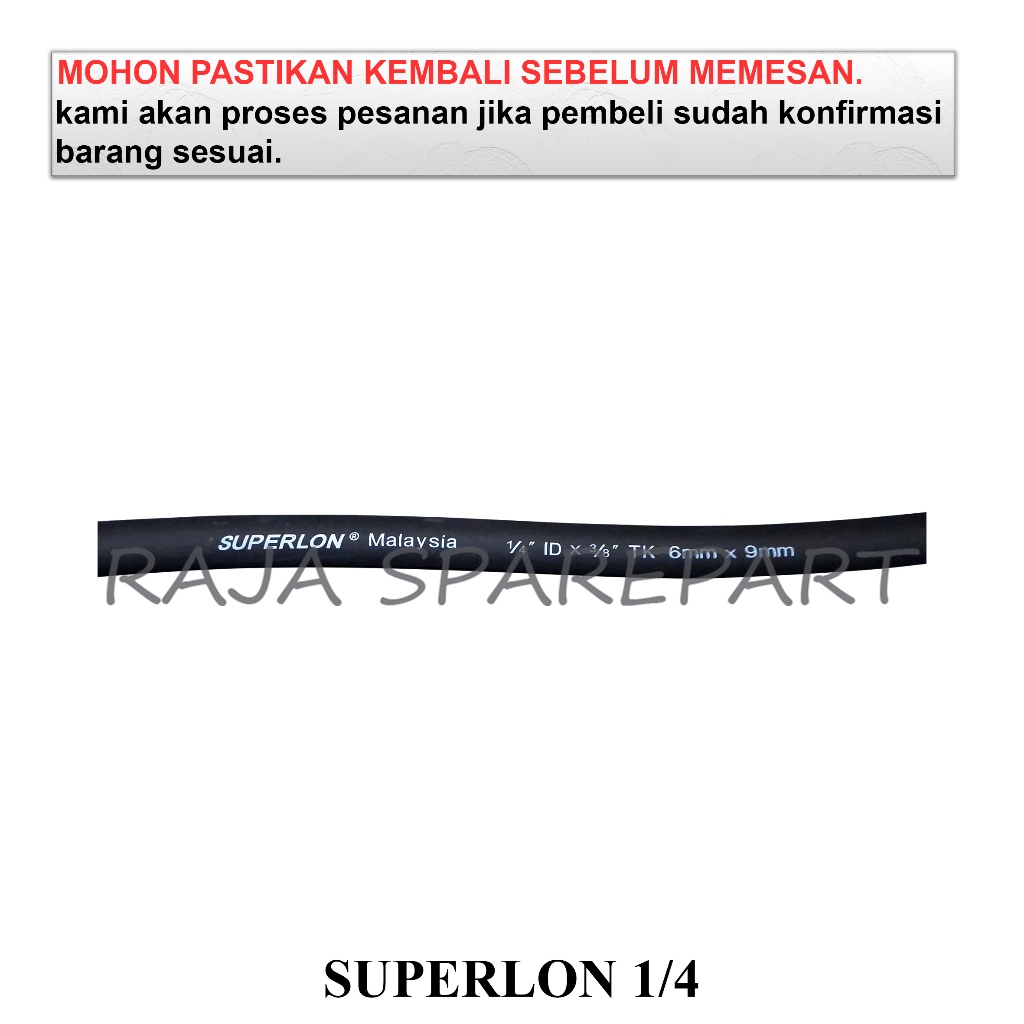 S1/4 SUPERLON/SUPERLON PEMBUNGKUS PIPA AC/SUPERLON 1/4