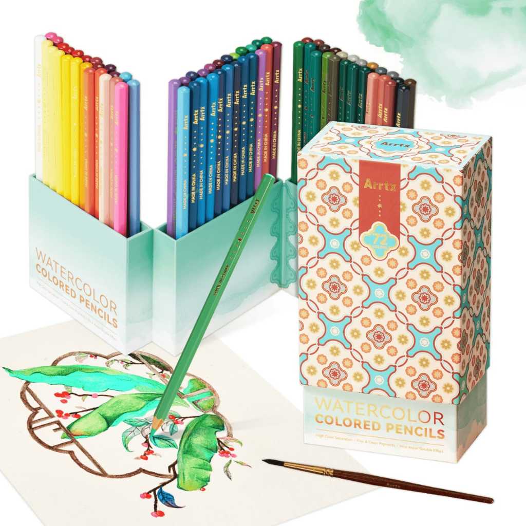 

ARRTX Watercolor Pencil Set 72 / Pensil Warna Watercolor Set 72 Warna