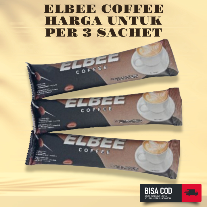 

PAKET 3 SACHET KOPI ELBEE ORIGINAL ✅