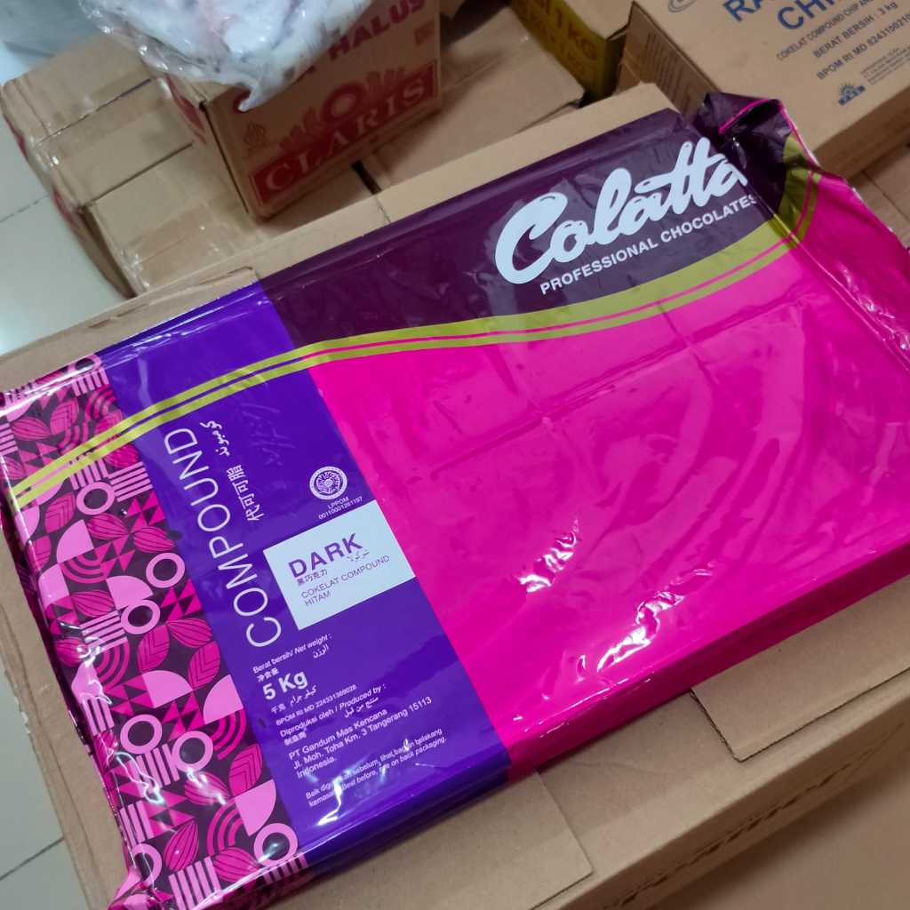 Colatta Dark Compound 5kg / coklat dcc 5 KG - COLATTA 5kg