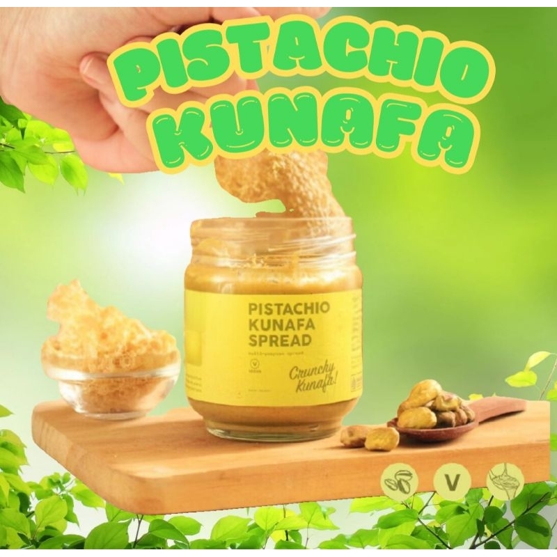 

Pistachio Kunafa Spread - Crunchy & Creamy Indulgence