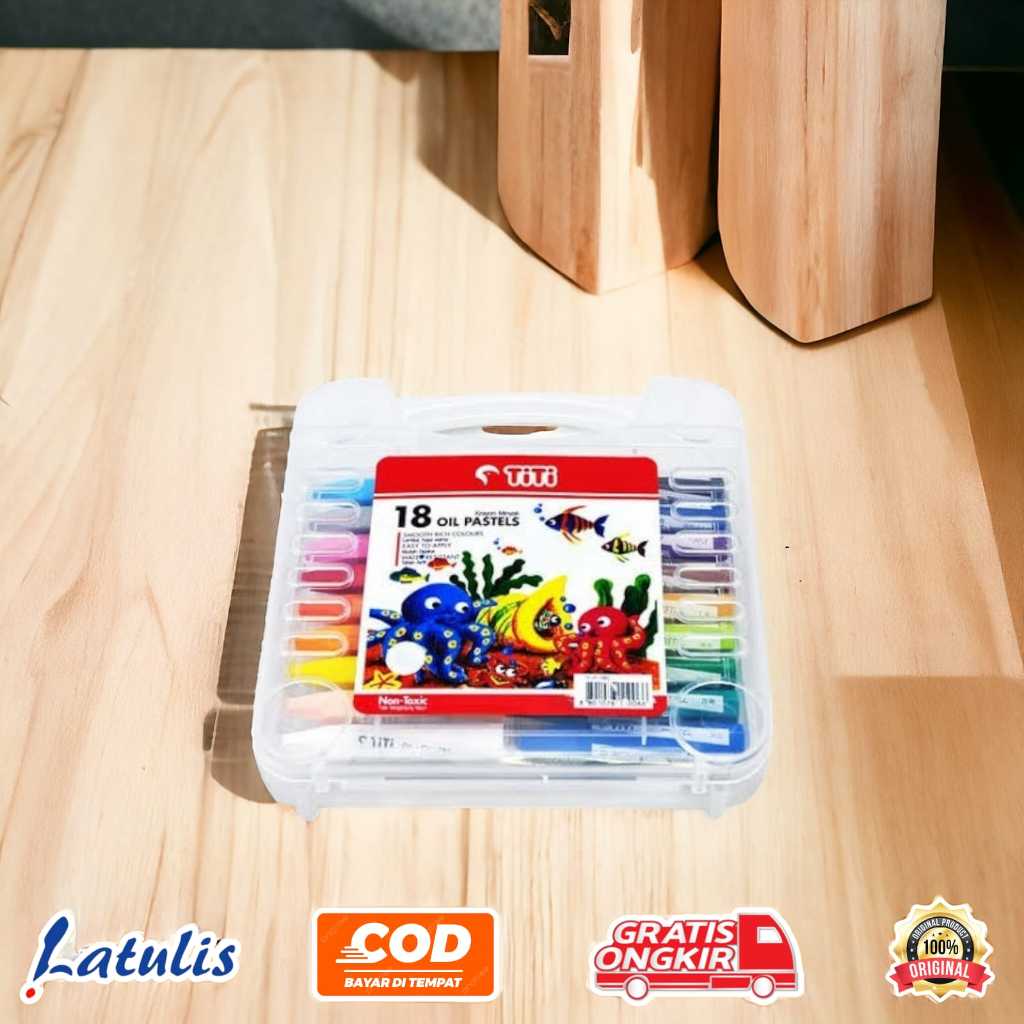 

Crayon/Oil pastel TiTi 18 warna