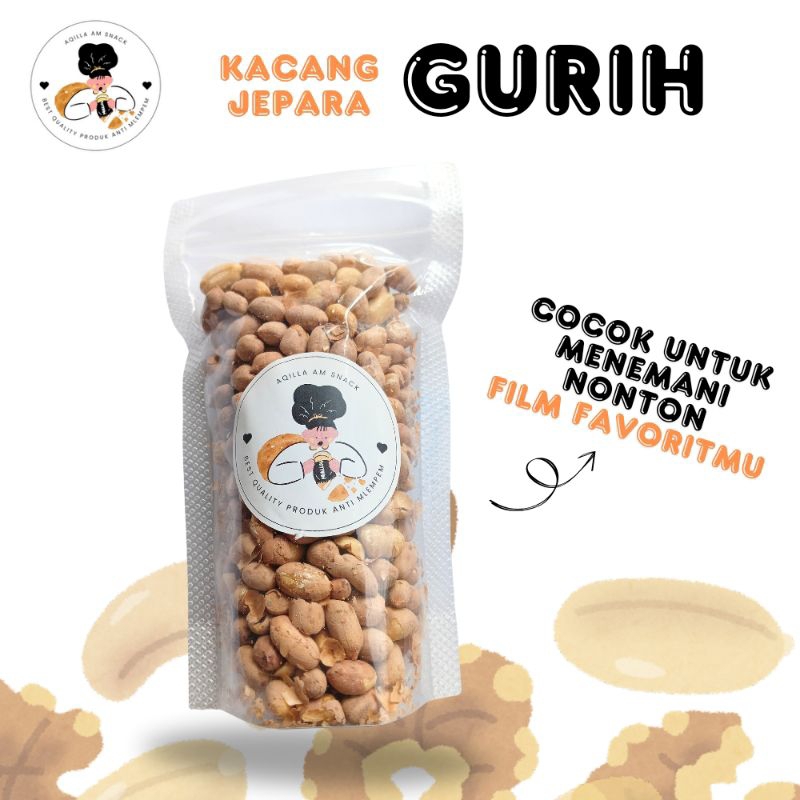 

SNACK CEMILAN KACANG JEPARA GURIH 150Gram.