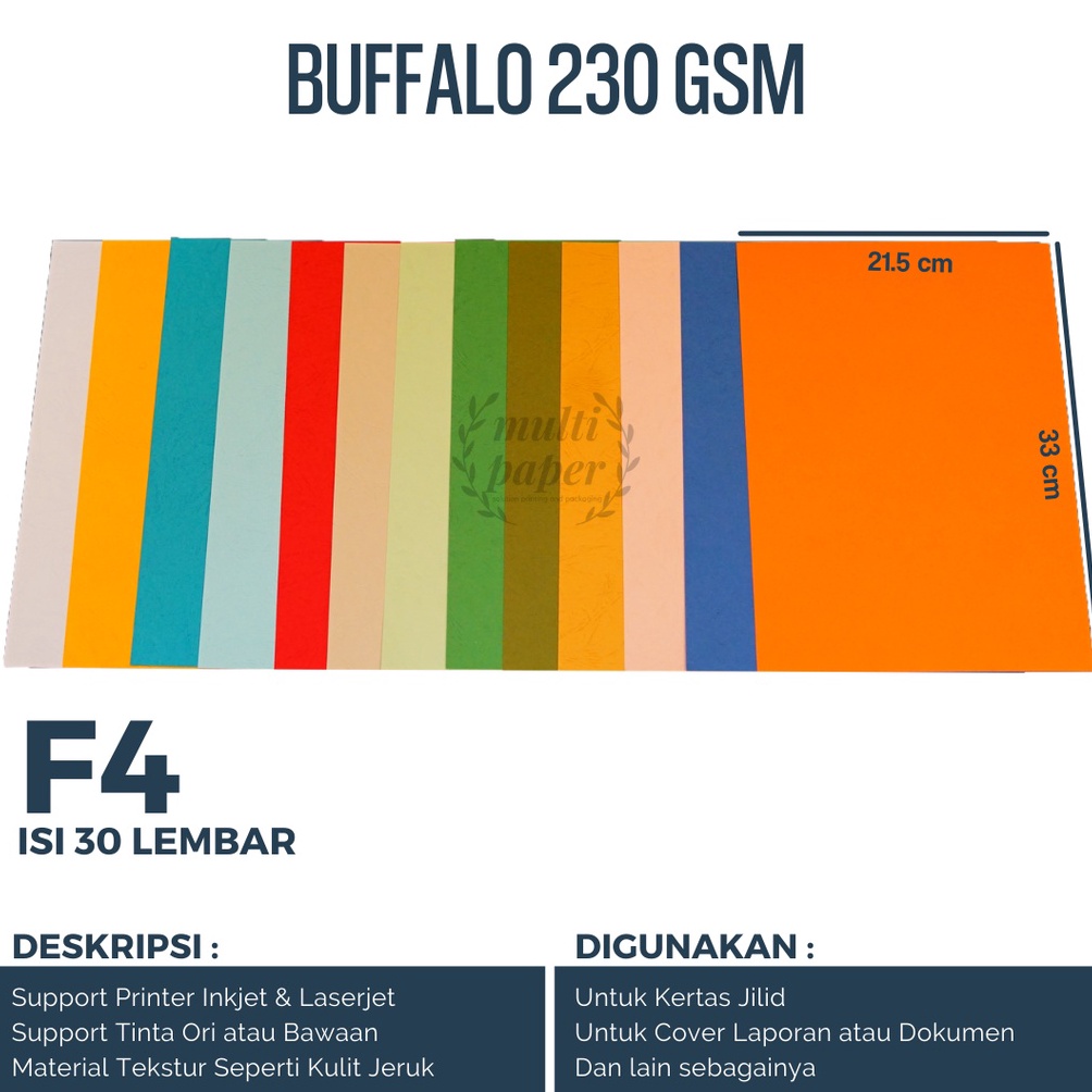 

KODE C8CTL Kertas Buffalo F4 isi 3 lembar Kertas Jilid Buffalo F4