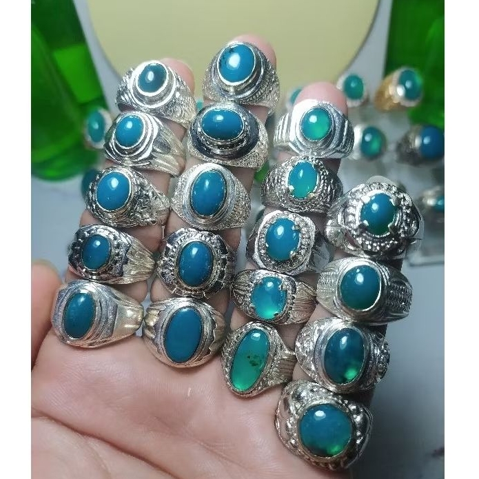 BACAN DOKO MURAH ASLI NATURAL RING ALPAKA GARANSI