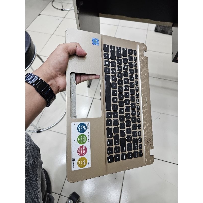 Frem keyboard asus X441B X441S X441N X441M Kondisi Second lecet lecet keyboard eror