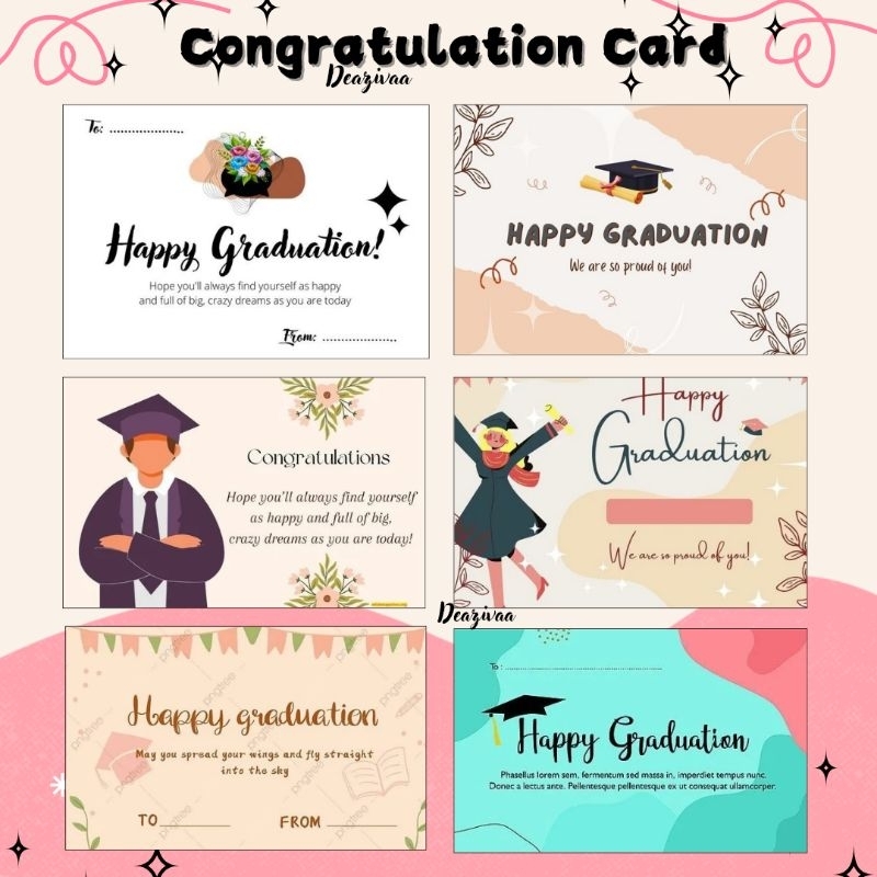 Kartu Ucapan - Happy Graduation Congratulation card