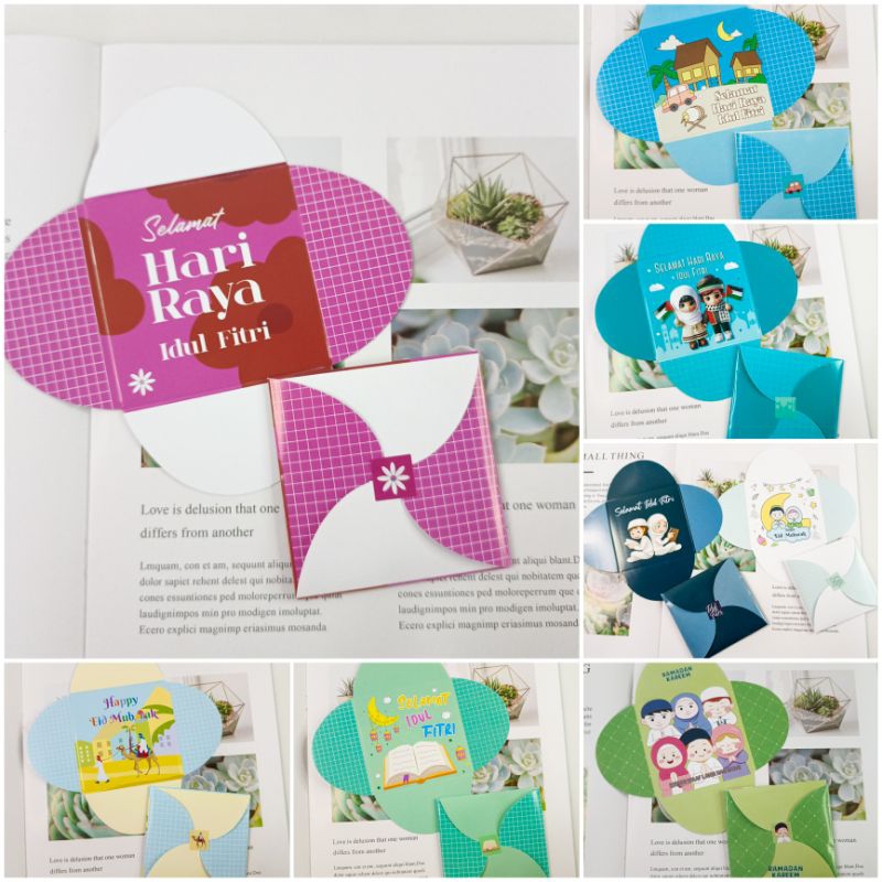 

Amplop Lebaran unik Tutup Sticker Isi 25pcs Amplop Lebaran Amplop Unik Amplop Baling Baling