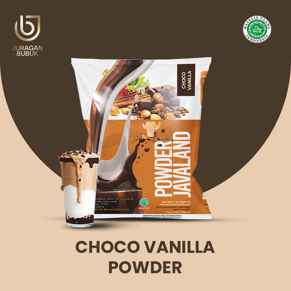 

Choco Vanilla Powder Drink Bubuk Minuman Rasa Choco Vanilla 1kg Javaland
