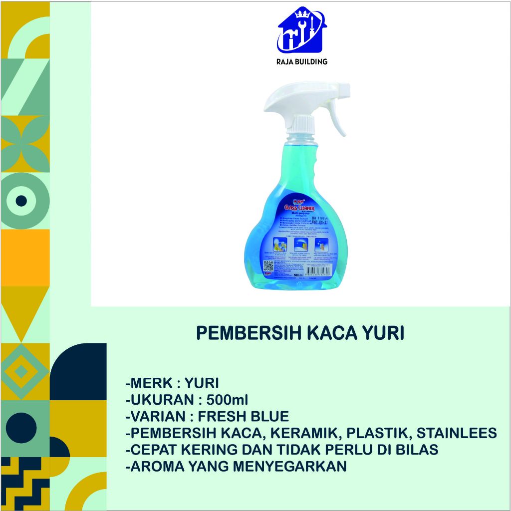 GLASS CLEANER YURI/CAIRAN PEMBERSIH KACA