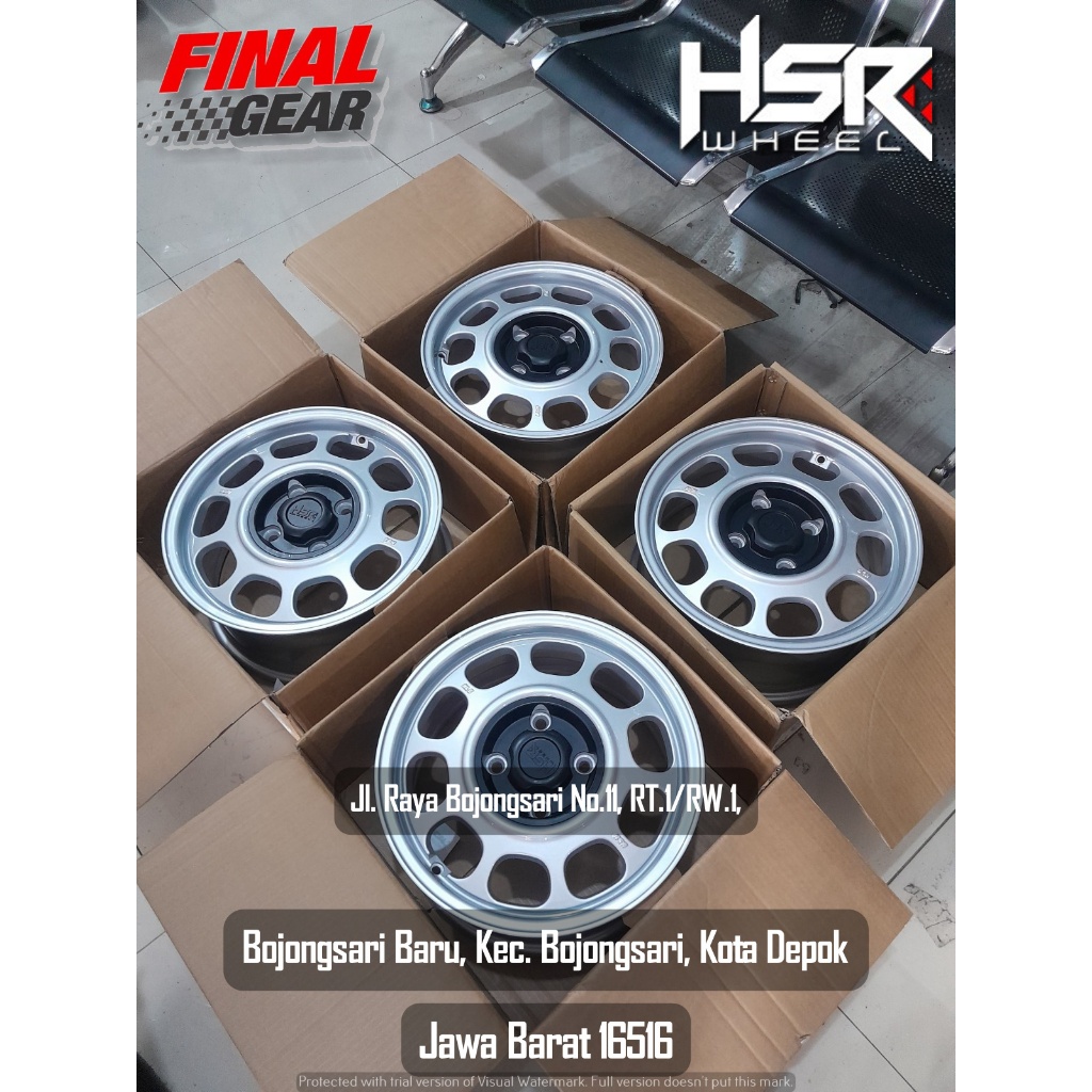 VELG MODEL KALENG MURAH MOBIL AVANZA LIVINA XENIA VELOZ CEFIRO DLL TIPE HSR KLG R15 PCD 4X114