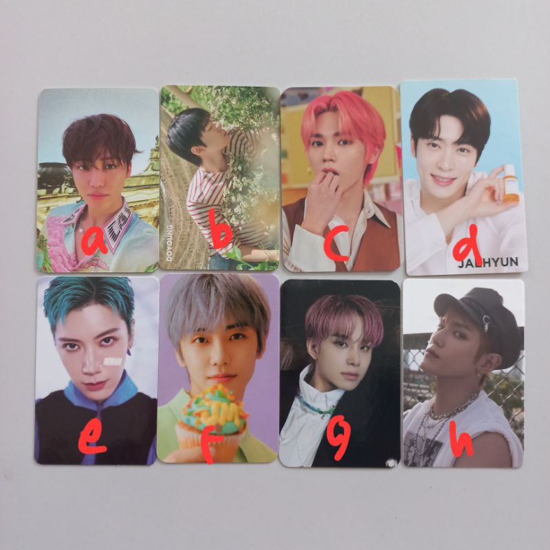 photocard official nct pc jaemin doyoung taeyong jaehyun ten jungwoo