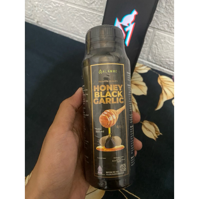 

Alamme Black Garlic Honey Madu Bawang Hitam Tunggal Lanang Premium 250ml