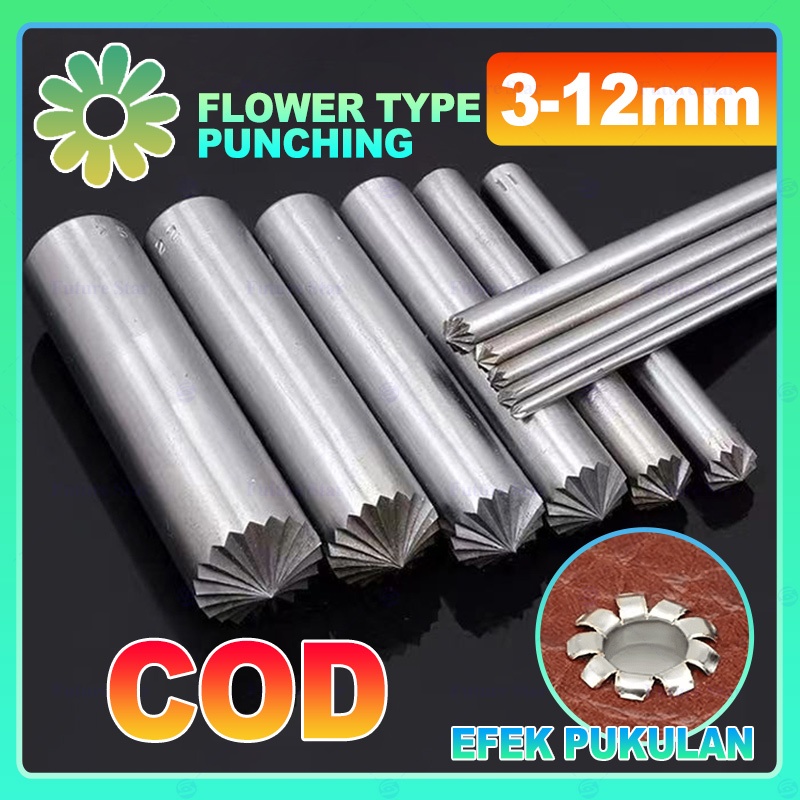 

Pembolong Mata Ikan Kulit 3-12mm Alat Pembolong Kulit Metal Pelubang Kulit Plong Kulit Leathercraft Hole Punches Tool Hollow Punch Alat Kerajinan Kulit
