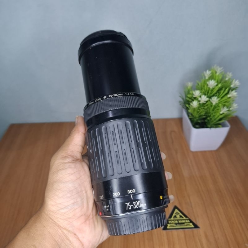 LENSA TELE CANON 75-300MM LIKE NEW CANON 75-300MM