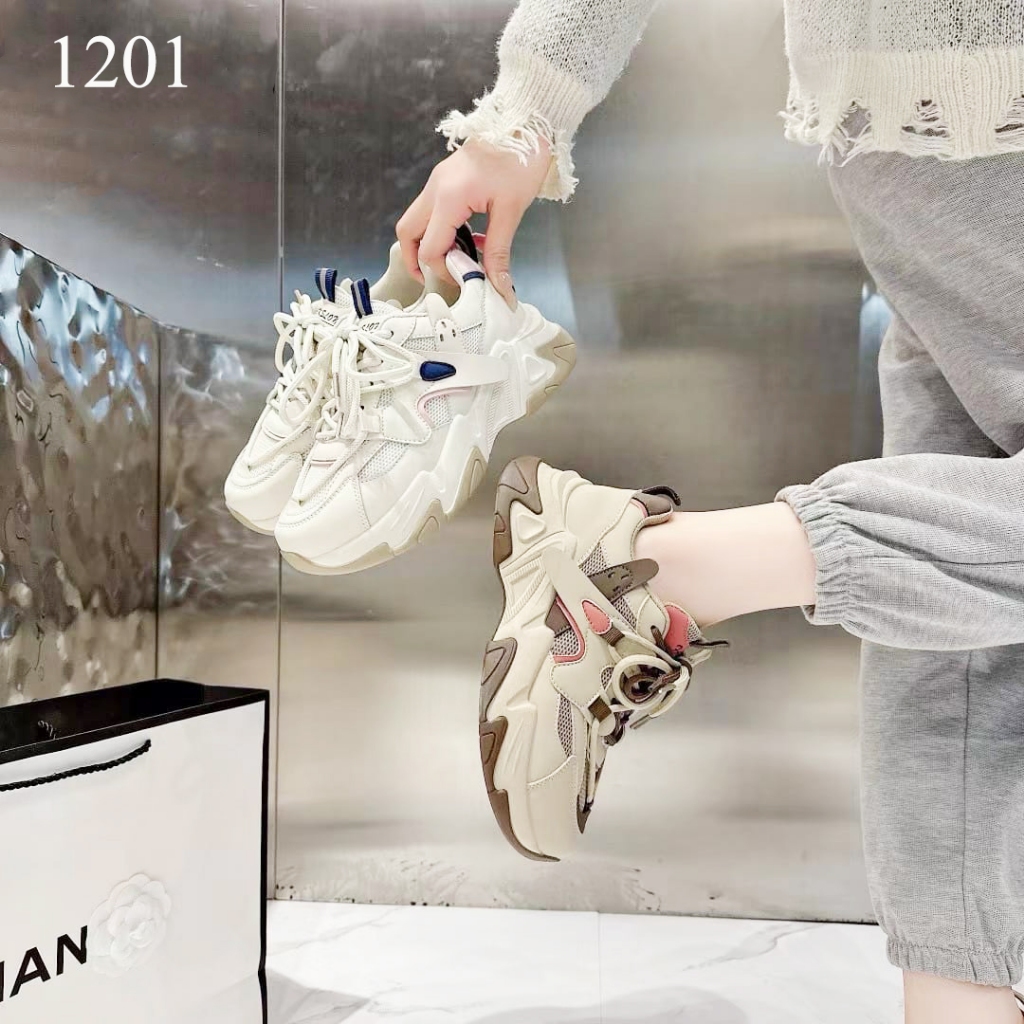 TERBARUUU Seaptu Jalan-jalan Wanita Kekinian Import Kerennn Sepatu Sneakers Wanita Import W1201 Sepa