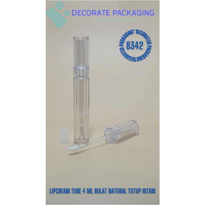 Lip Gloss 4 ml Bulat Natural / Lip Gloss 4 ml Bulat Natural - Natural /Lipteen 4 ml / botol lipgloss