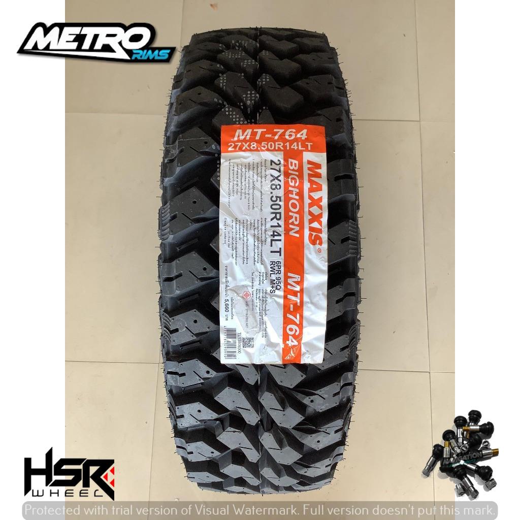 ban mobil offroad import ring 14 27x8,5 6PR merk maxxis MT764 ukuran 27 8.50 R14 toko ban jakarta