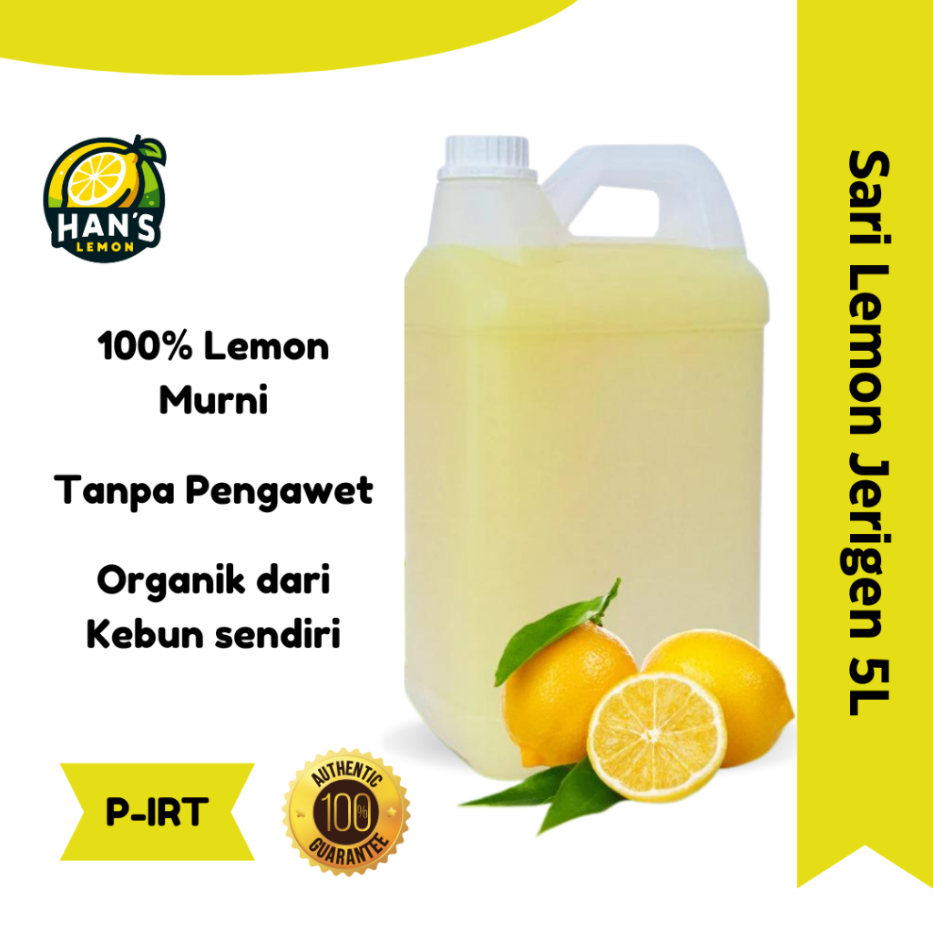 

Sari Lemon Murni 1 Jerigen Cocok Untuk Usaha