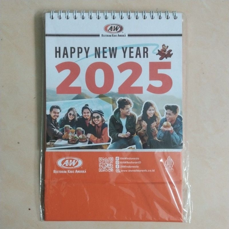 

AW New Year 2025 Calendar - Kalender A&W 2025 Banyak Vouchernya