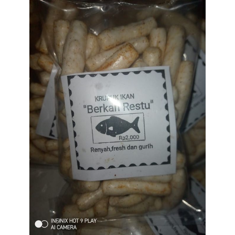 

Kerupuk Ikan "Berkah Restu" Renyah Fresh Gurih Cocok untuk Cemilan