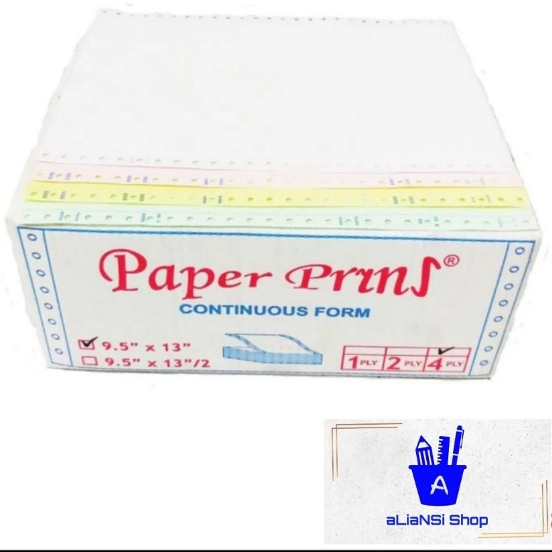 

KODE AZMJD Continuous Form 95 x 13 4 PLY merk PAPERPRYNS