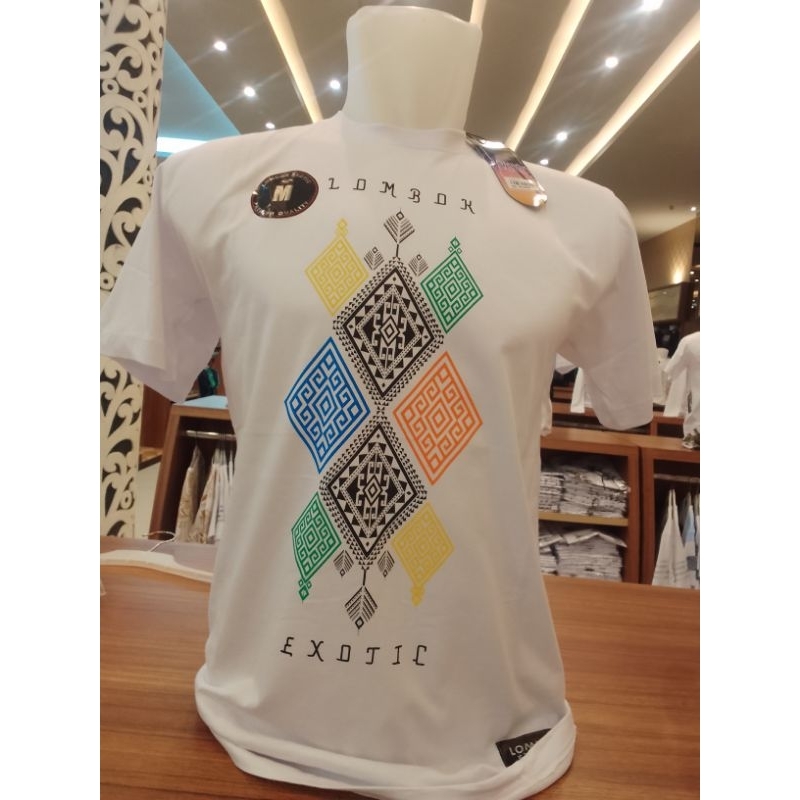 Kaos Lombok Exotic - Putih