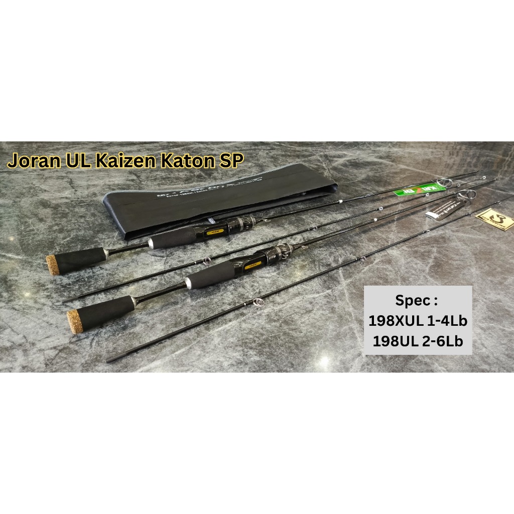 Joran UL Kaizen Katon SP 198cm Carbon Solid 198XUL 1-4LB DAN 198UL 2-6LB