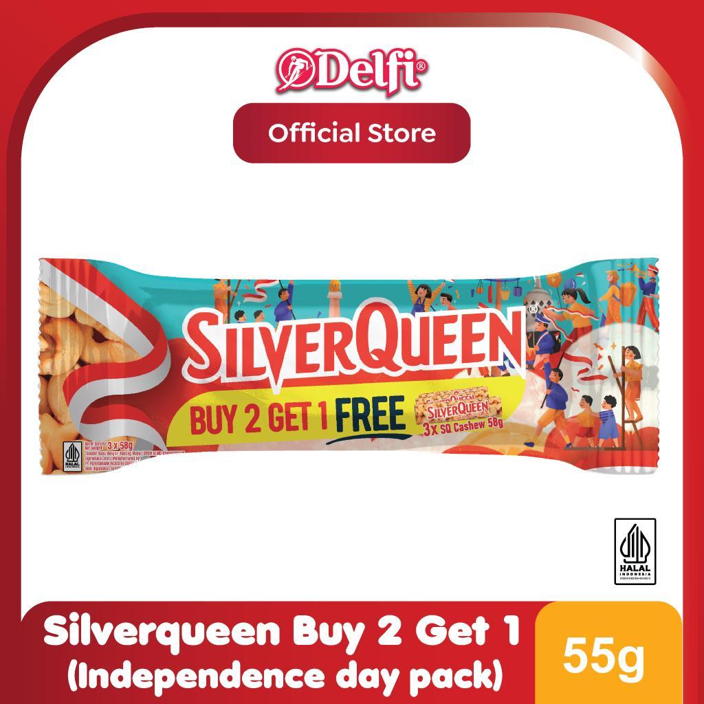 

[BUY 2 GET 1] SilverQueen Cashew Special Kemerdekaan 55 gr