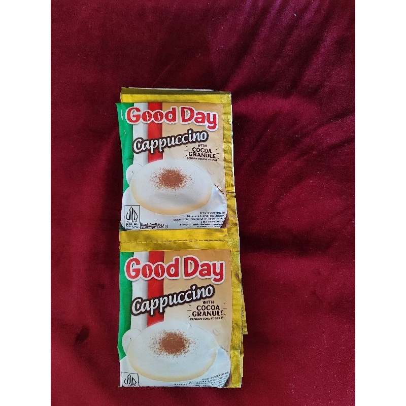 

Kopi Good Day Cappucino (10 Sachet)