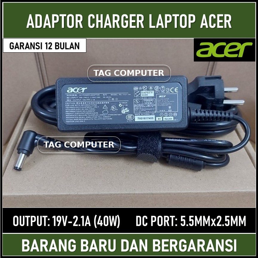 ADAPTOR CHARGER LAPTOP ACER Z3 Z3-451 Z3-451/8 ( 19V - 2.1A )