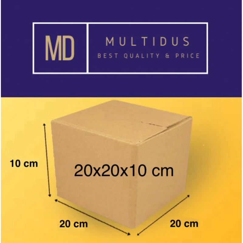 

Kardus Packing 20x20x10 cm - Dus Packaging Kemasan Karton Box Murah Baru