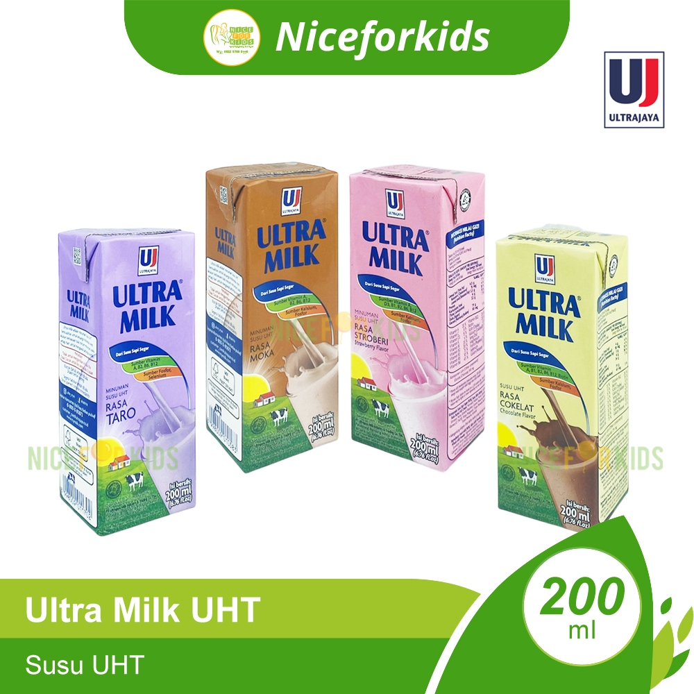 

Ultra Milk UHT 200ml / Susu UHT Fresh Milk 1 pcs