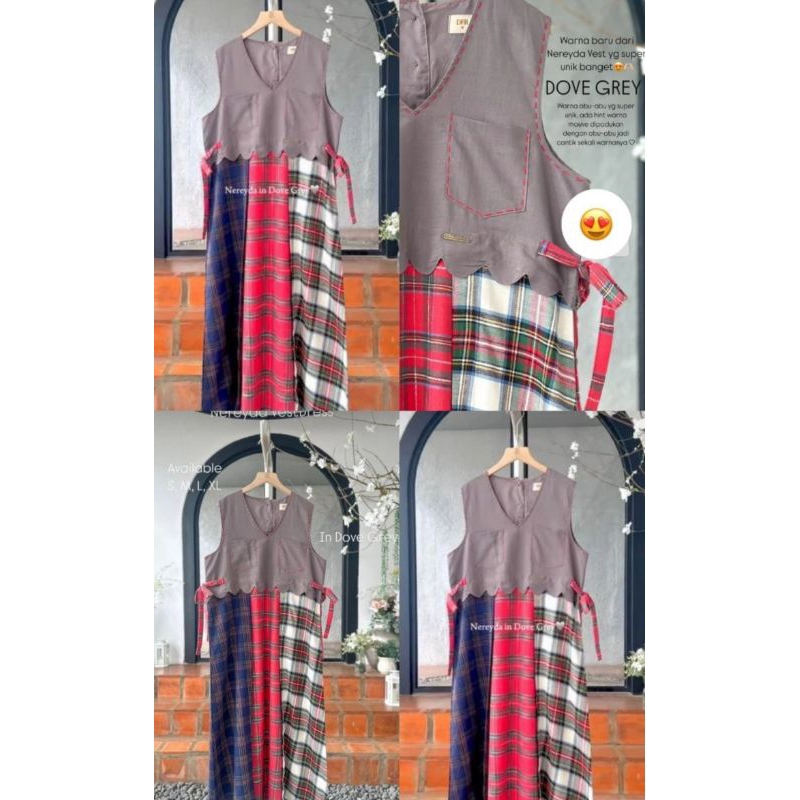 Nereyda Vest dress by dfr.cloth