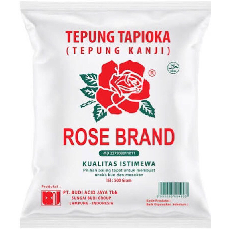 

Tepung Tapioka Kanji Rosebrand 500gr
