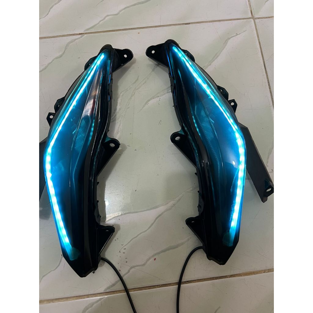 LAMPU ALIS BEAT FI ESP STREET ECO 2016 - 2019 FULLSET MIKA SMOKE Lampu Sen Alis Beat