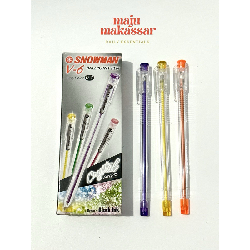 

Pulpen Snowman V6 0.7mm (LSN / 12 PCS)