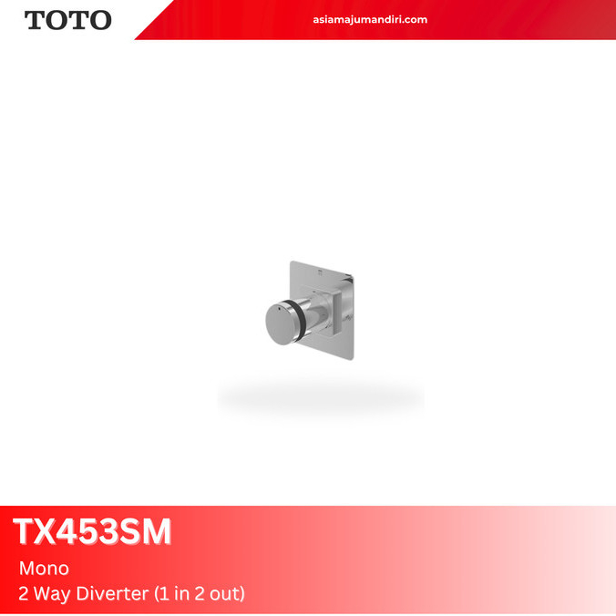 DIVERTER KERAN TANAM TOTO 2 ARAH | DIVERTER KERAN SHOWER TOTO TX453SM